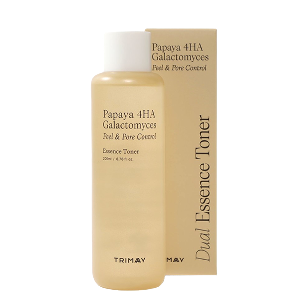 Тонер-есенція з ензимами Trimay Papaya 4HA Galactomyces Peel & Pore Control Toner 200 мл