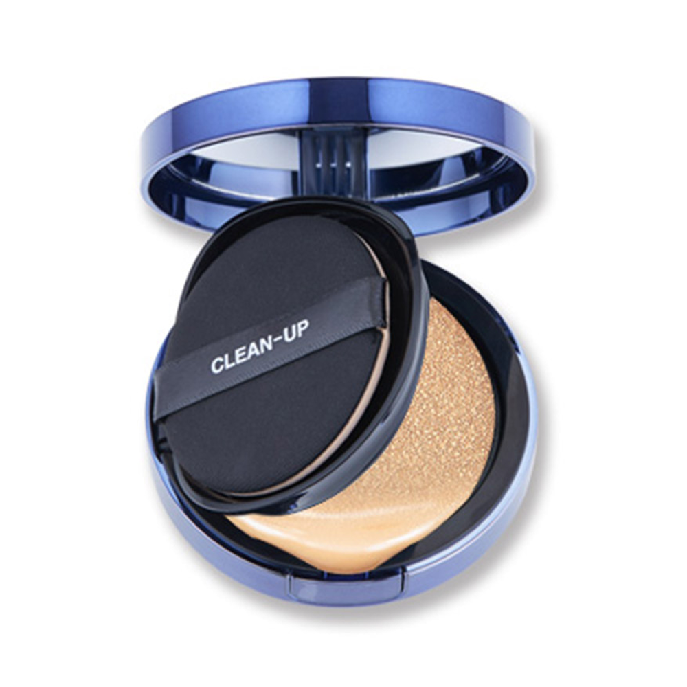 Кушон зі змінним блоком CUskin Clean-Up Skinfit Cushionpact SPF 50+ PA+++ 15 г + 15 г