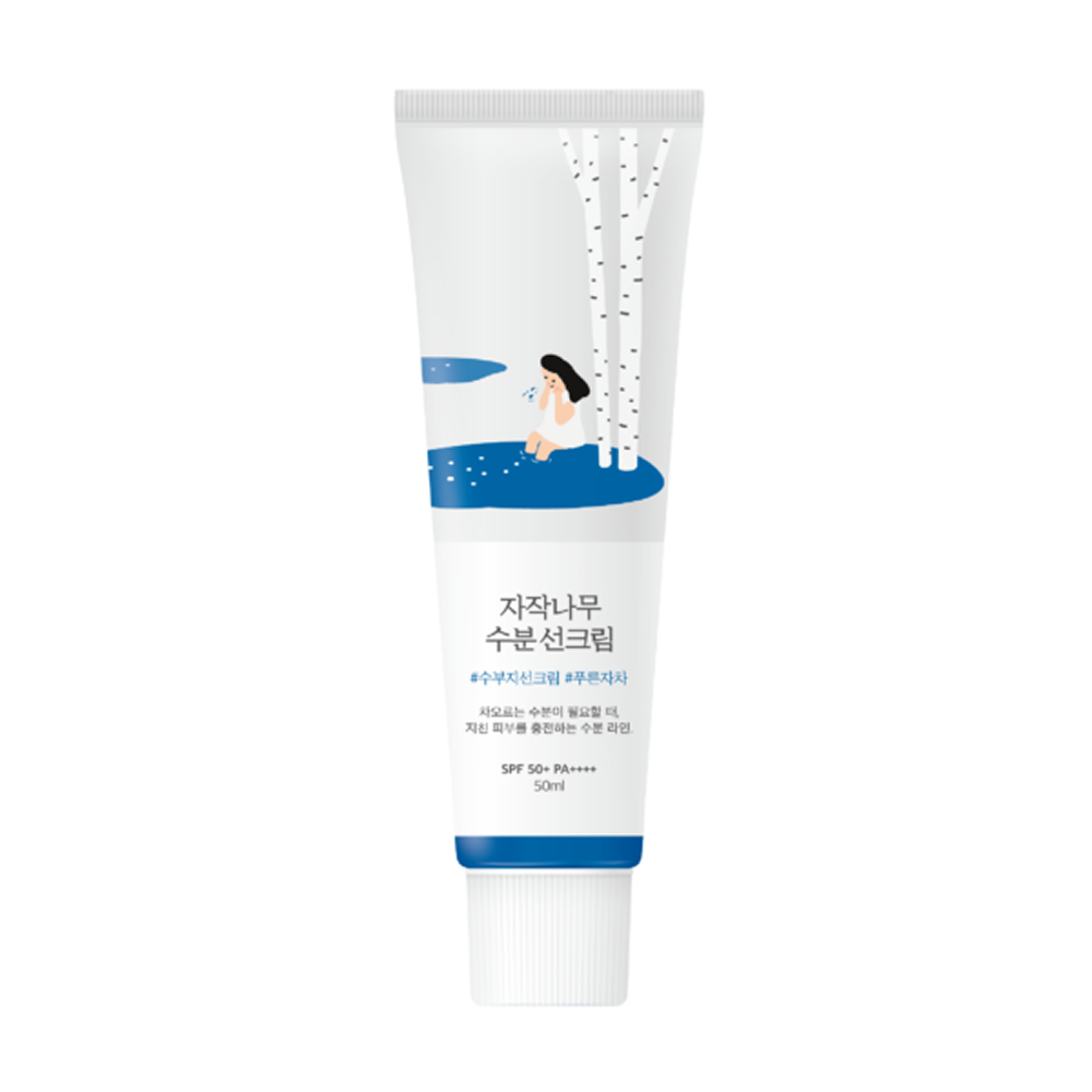 Сонцезахисний крем з березовим соком Round Lab Birch Juice Moisturizing Sunscreen 50 мл