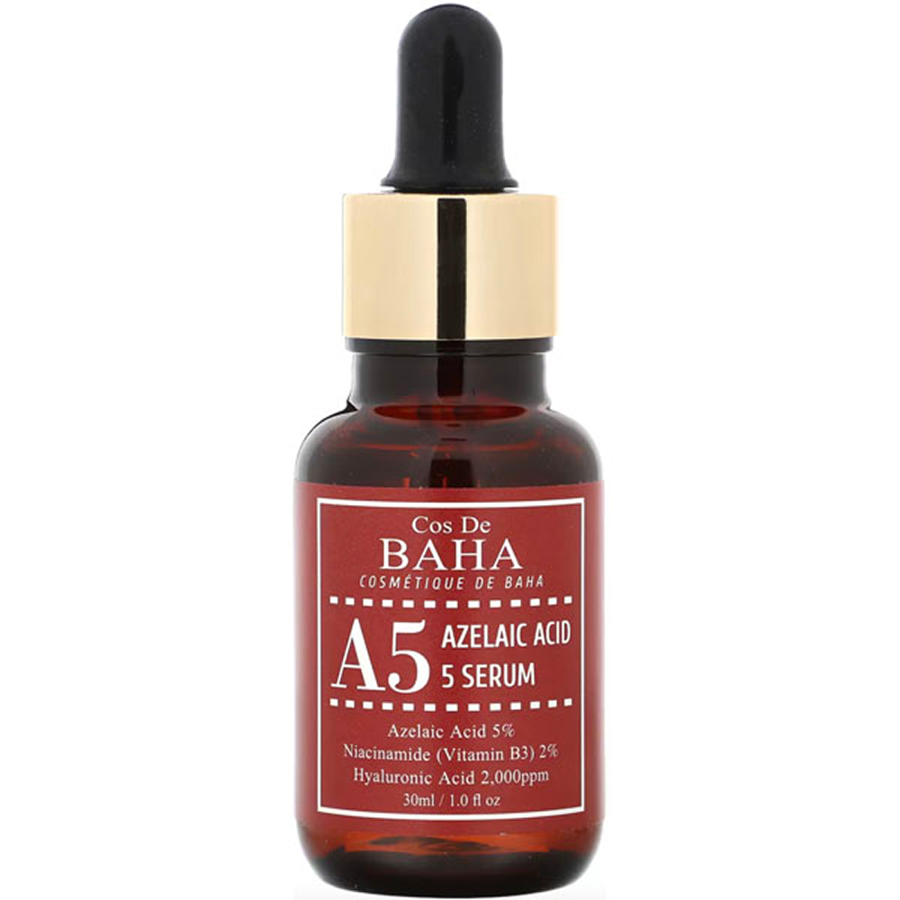 Сироватка для обличчя з азелаїновою кислотою та ніацинамідом Cos De BAHA A5 Azelaic Acid 5 Serum 30мл