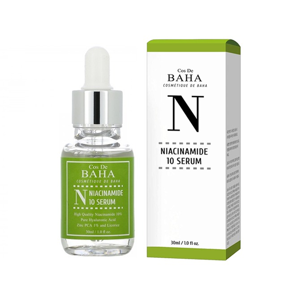 Протизапальна сироватка для жирної шкіри обличчя Cos De BAHA N Niacinamide 10 Serum 30мл