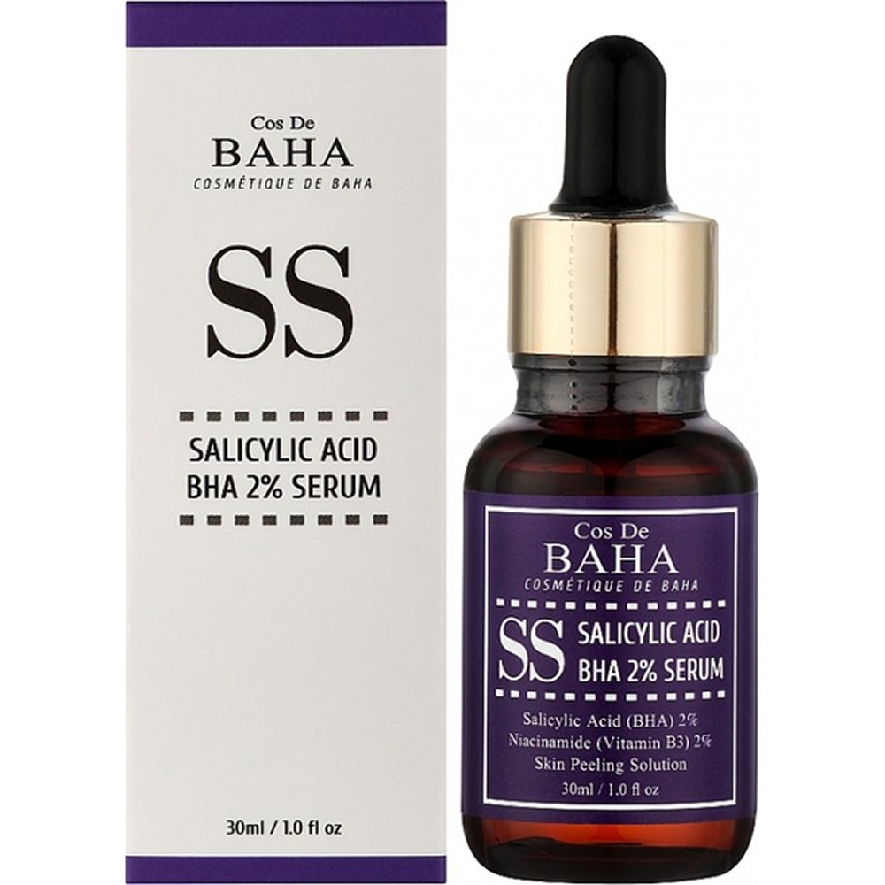 Відлущуюча сироватка для обличчя з саліциловою кислотою Cos De BAHA SS Salicylic Acid BHA 2% Serum 30мл