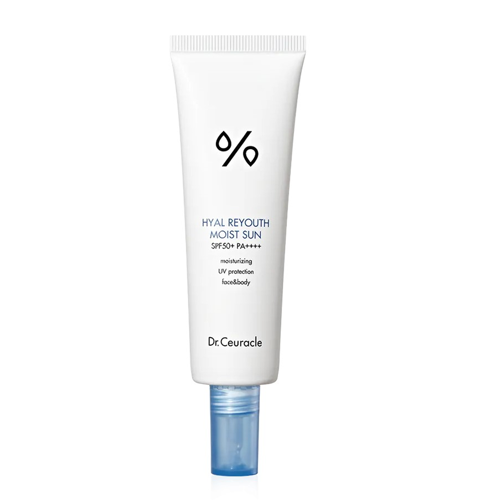 Зволожуючий сонцезахисний крем Dr.Ceuracle Hyal 
Reyouth Moist Sun SPF 50/PA++++ 50 мл