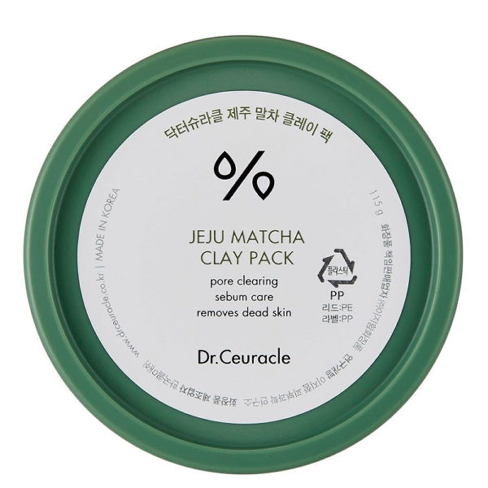 Очищаюча глиняна маска з чаєм Матча Dr.Ceuracle Jeju 
Matcha Clay Pack, 115 г