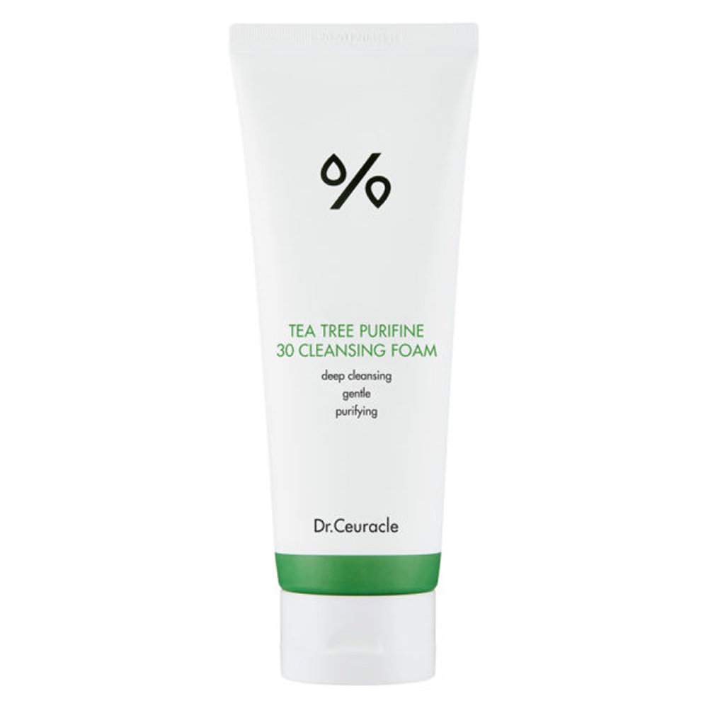 Гель-пінка для вмивання з екстрактом чайного дерева 
Dr. Ceuracle Tea Tree Purifine 30 Cleansing Foam 150 мл