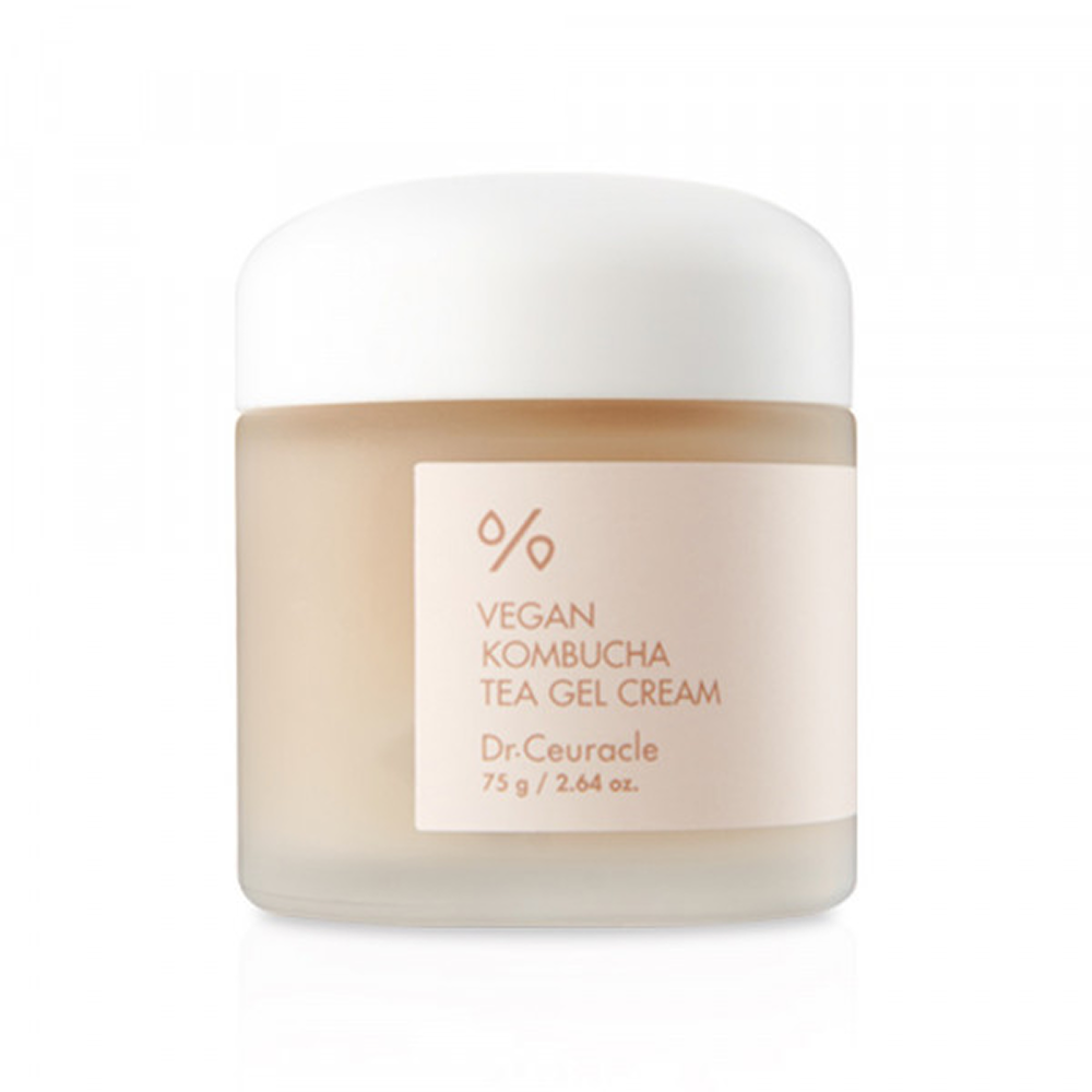Веганський крем-гель з екстрактом комбучі Dr.Ceuracle 
Vegan Kombucha Tea Gel Cream 75 г