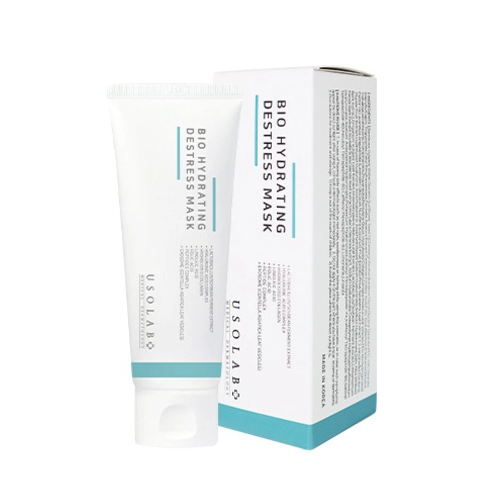 Зволожуюча антистрес маска для обличчя USOLAB Bio 
Hydrating Destress Mask 100 мл