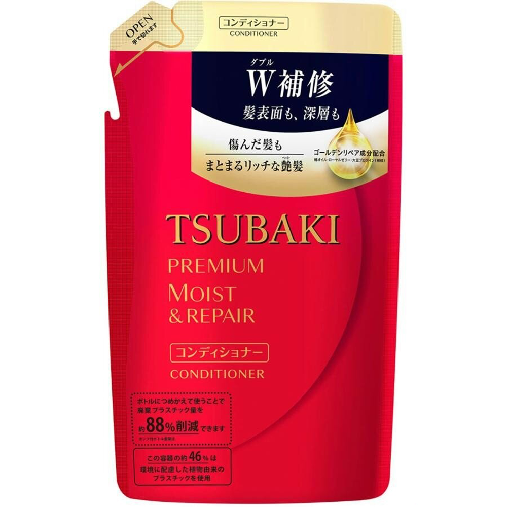 TSUBAKI Зволожуючий кондиціонер для волосся Shiseido Premium Moist Conditioner  330 мл (рефіл)