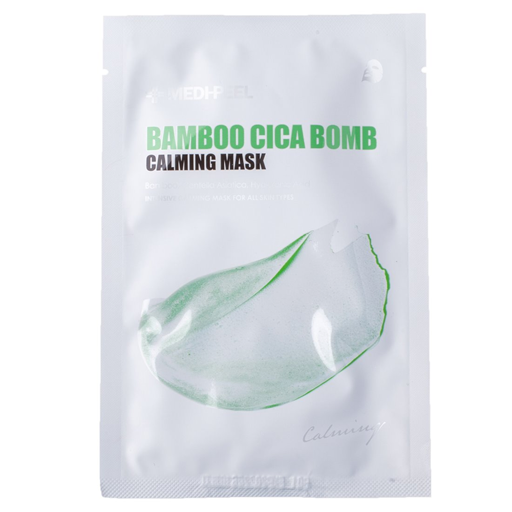 Заспокійлива тканинна маска з центелою та бамбуком Medipeel Bamboo Cica Bomb Calming Mask 25 мл