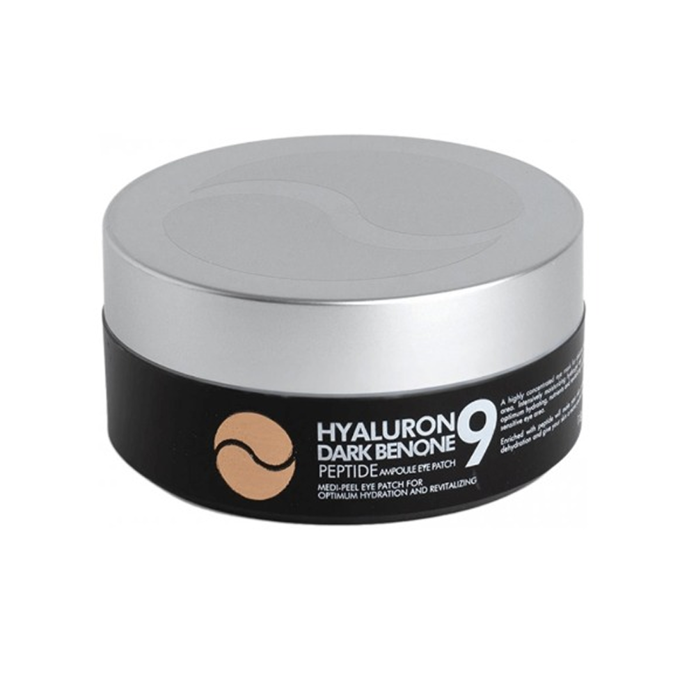 Патчі для очей з пептидами і перловою пудрою Medi-Peel Hyaluron Dark Benone Peptide 9 Ampoule Eye Patch 60 шт