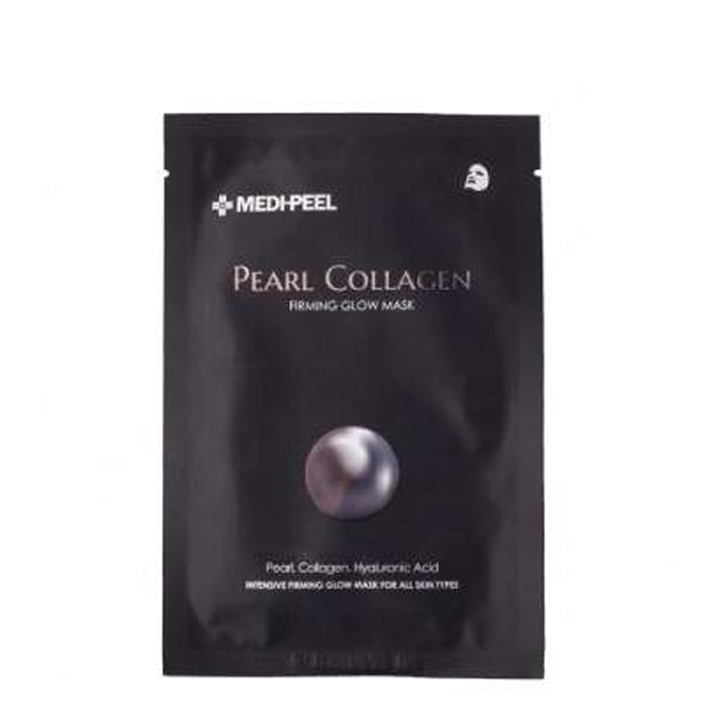 Тканинна маска з перлами і колагеном Medi-Peel Pearl Collagen Firming Glow Mask 25 мл