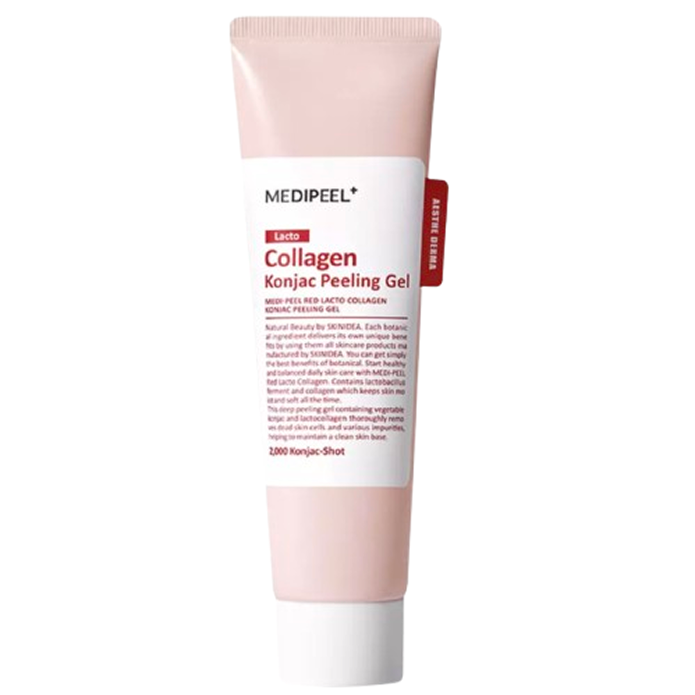 Пілінг-гель для обличчя з колагеном та лактобактеріями Medi-Peel Red Lacto Collagen Konjac Peeling Gel 95 мл