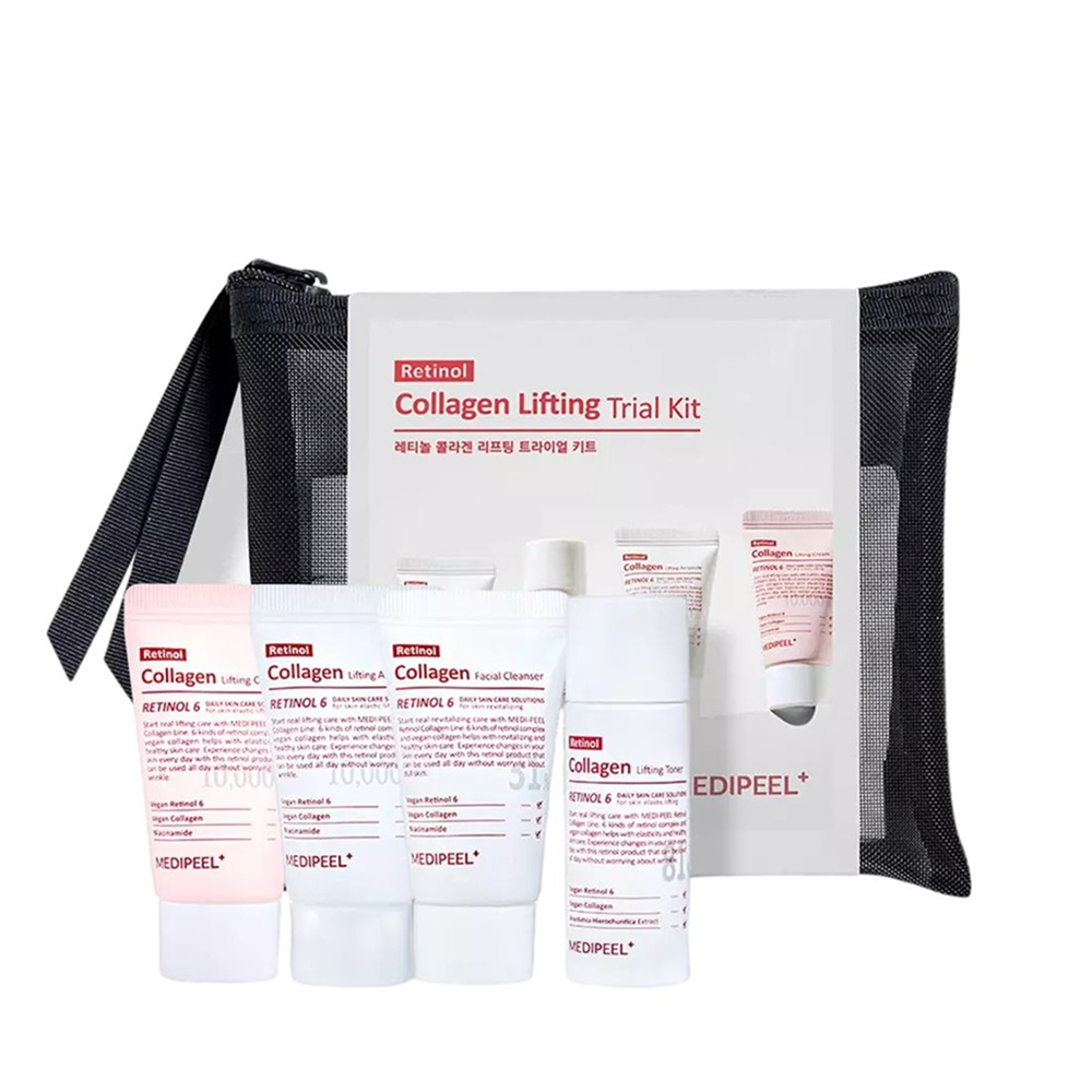 Набір мініатюр для обличчя з ретинолом та колагеном Medi-Peel Retinol Collagen Lifting Trial Kit