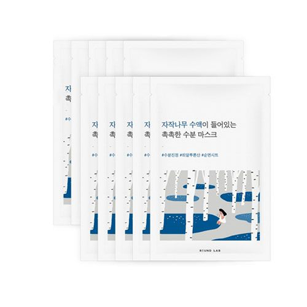 Зволожуюча тканинна маска з березовим соком Round Lab Birch Juice Moisturizing Mask Sheet 25 мл